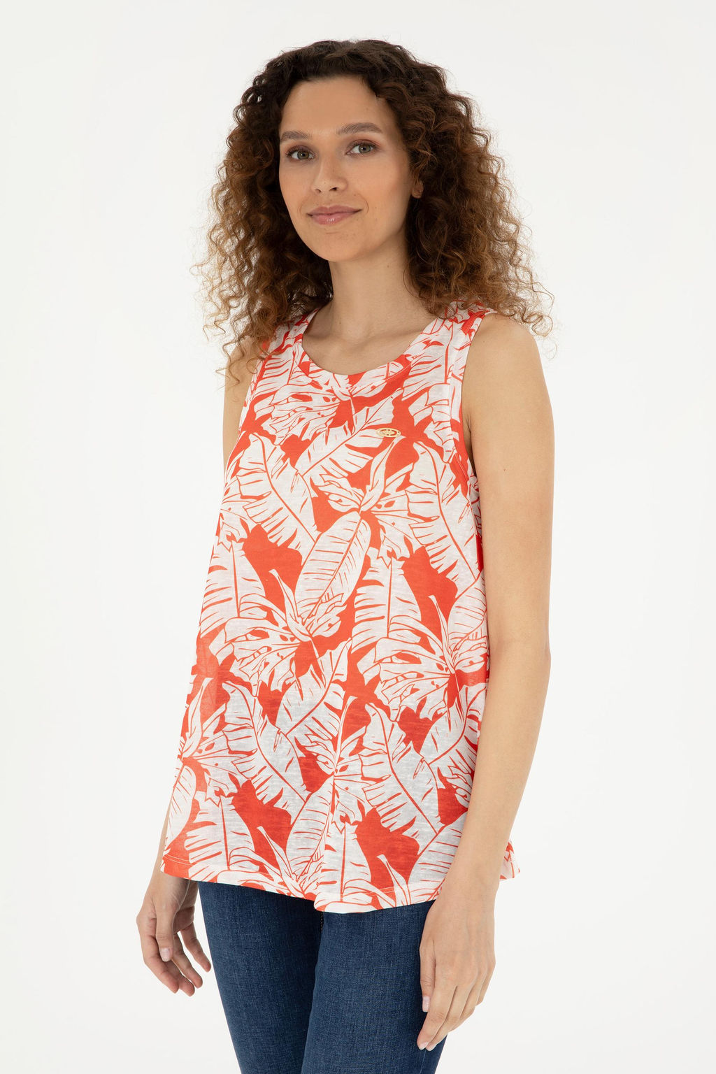 U. S. Polo Assn / Женская футболка с цветком граната - U.s. polo assn фото 10