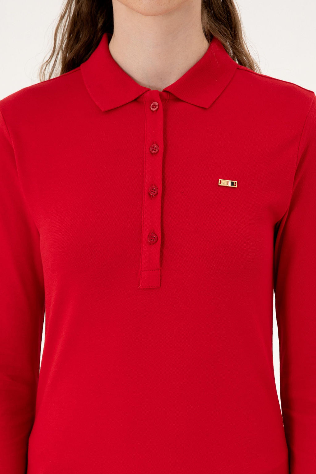 Kad_n K_rm_z_ Basic Sweatshirt Sepette S_rpriz _ndirim - U.s. polo assn фото 6