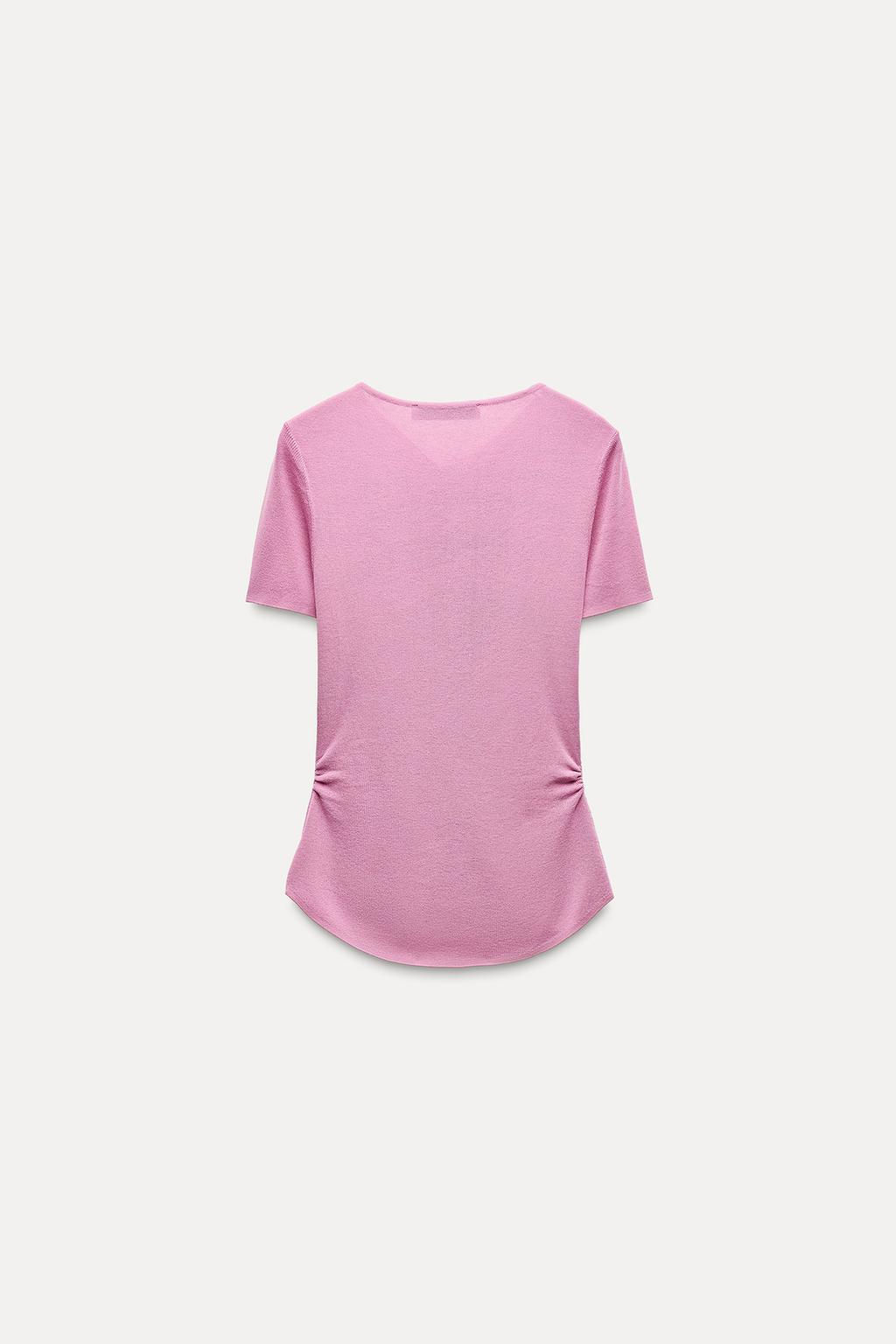 DRAPED KNIT TOP - Zara фото 6
