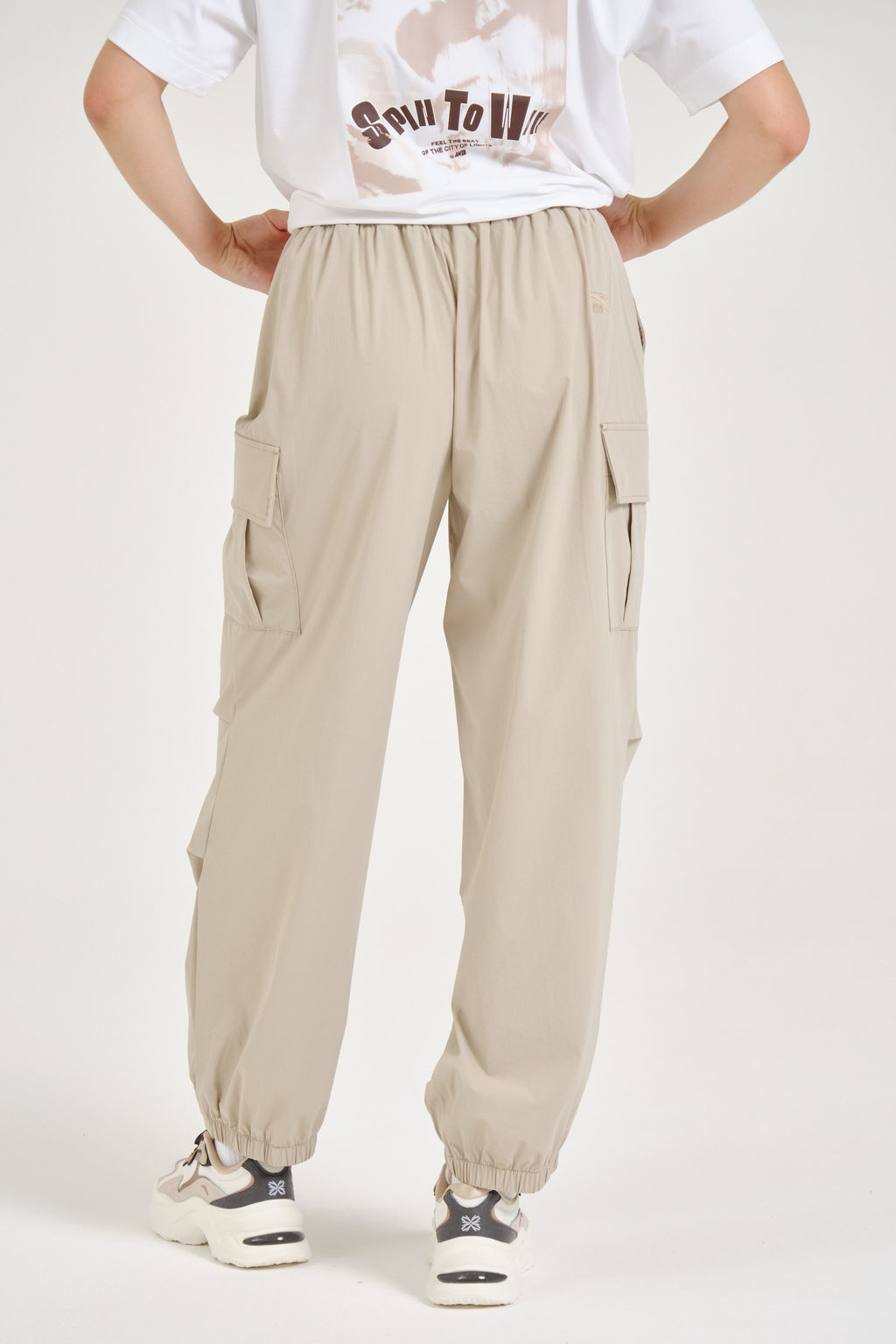 Брюки текстильные Хаки - Anta фото 6