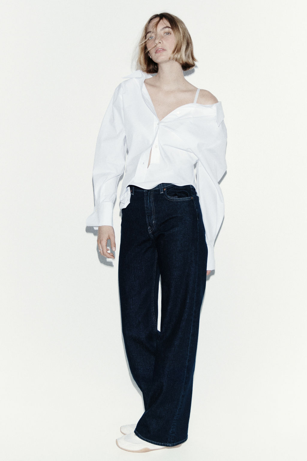 Wide High Waist Jeans - H&m фото 20
