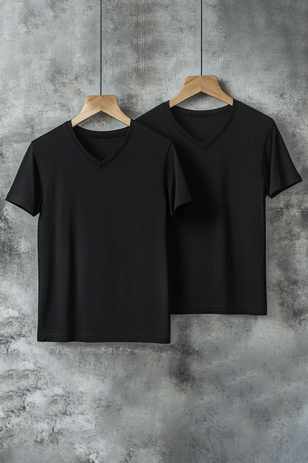 TRENDYOL MAN Tas-Lacivert Basic Slim Fit/Dar Kesim %100 Pamuklu 2li Paket K?sa Kollu T-Shirt TMNSS19BO0075