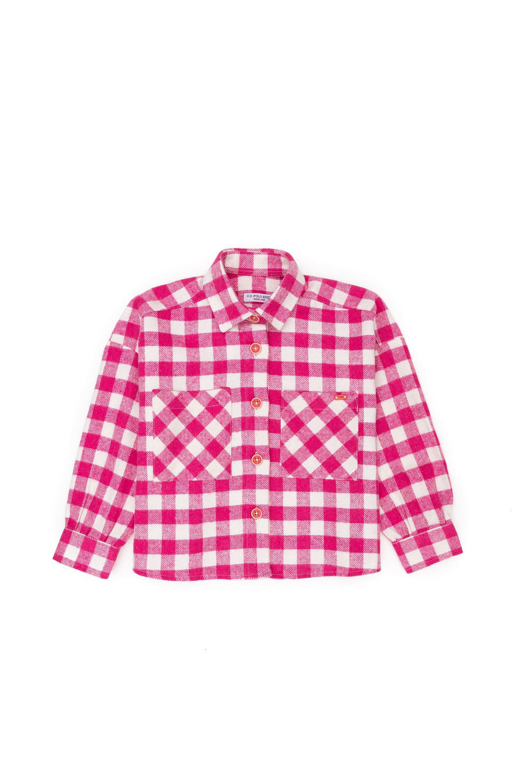 U. S. Polo Assn Рубашка с длинным рукавом цвета граната для девочек - U.s. polo assn фото 6