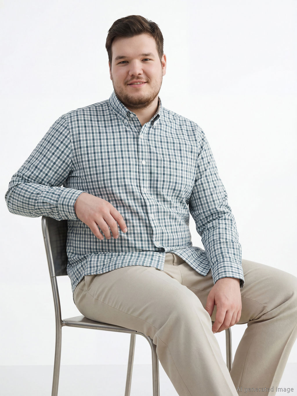 Regular Fit Ekose Gabardin Erkek G?mlek