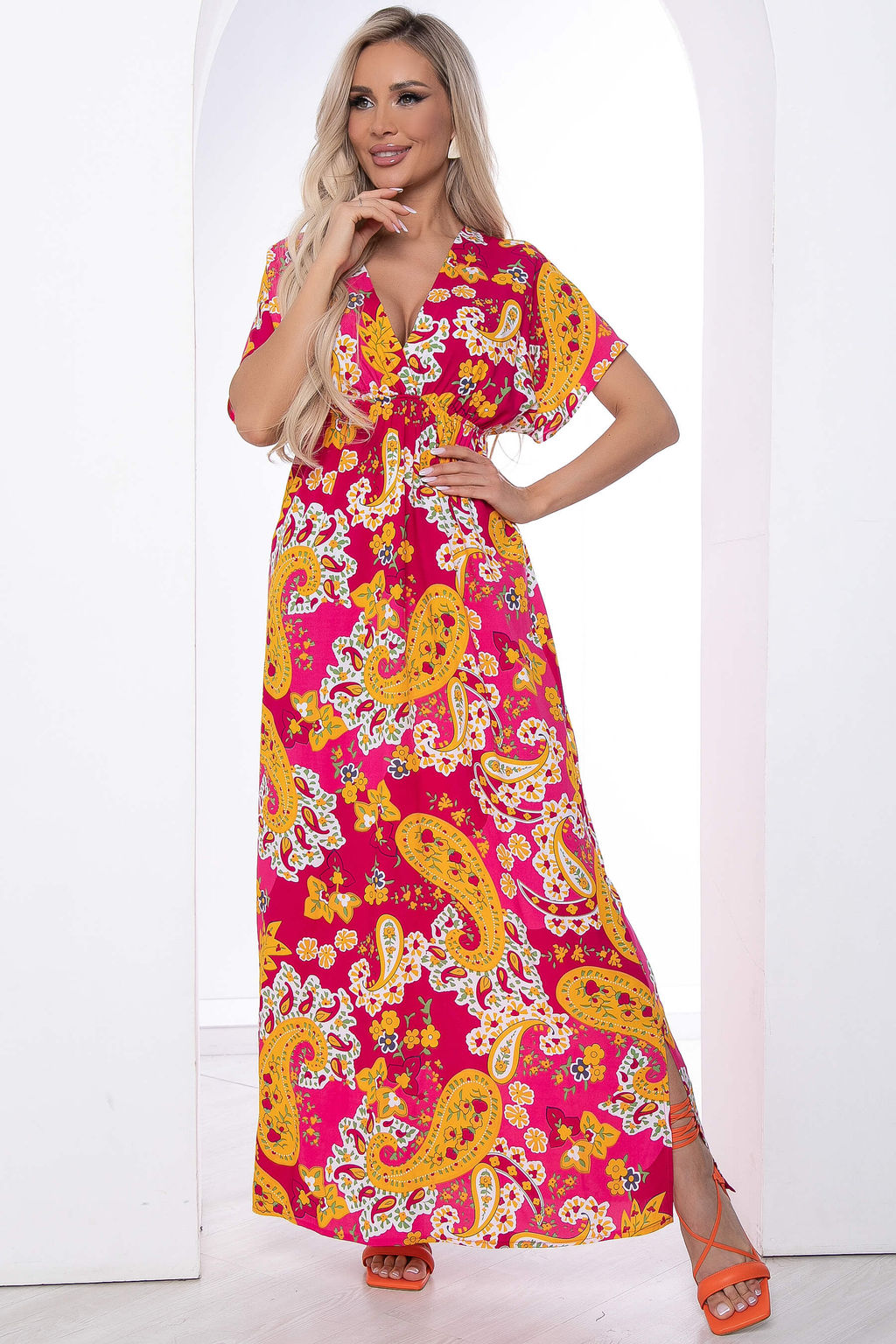 Платье Лана (малиновое) П8622 - Lt collection фото 6