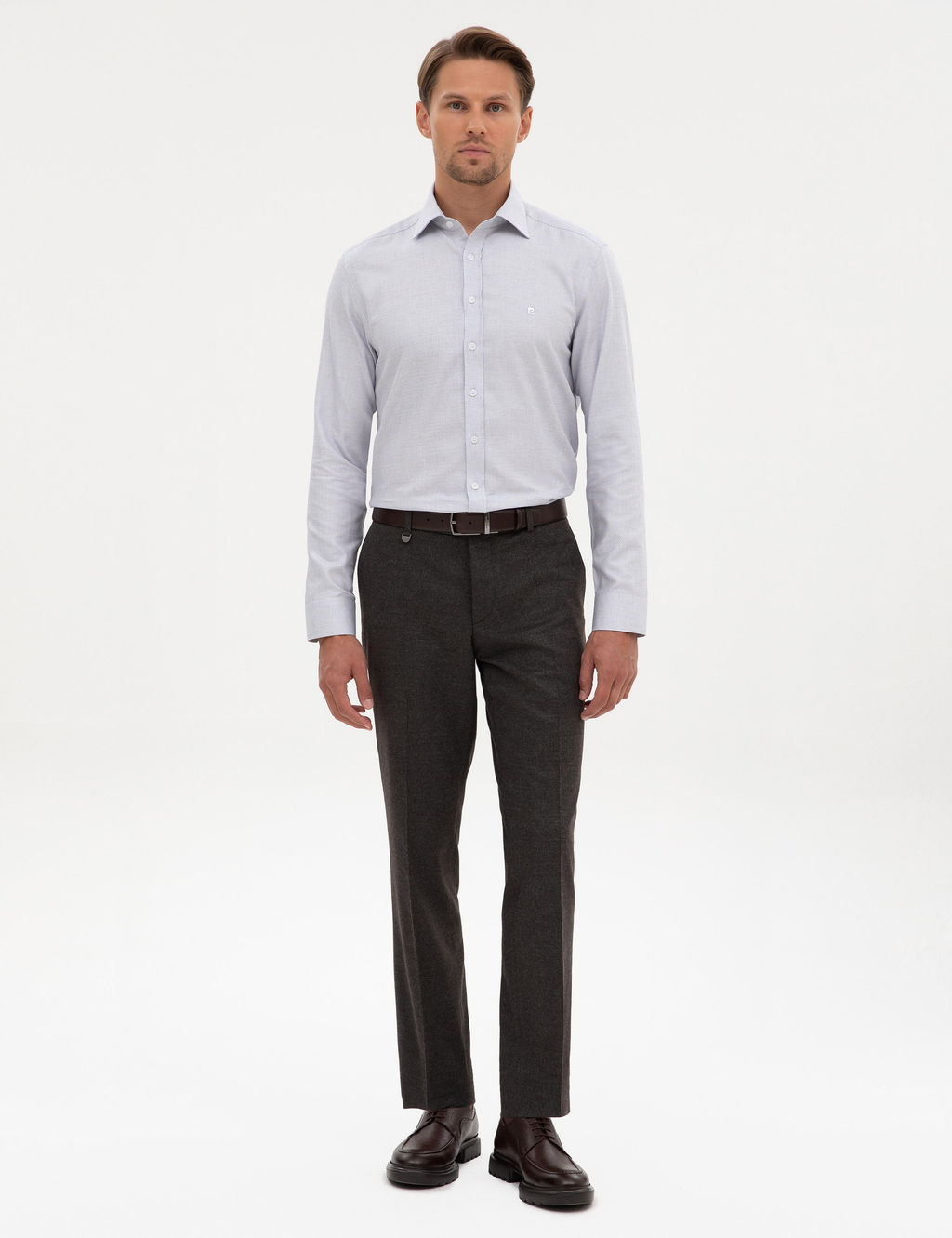 Kahverengi Slim Fit Kuma_ Pantolon - Pierre cardin фото 7