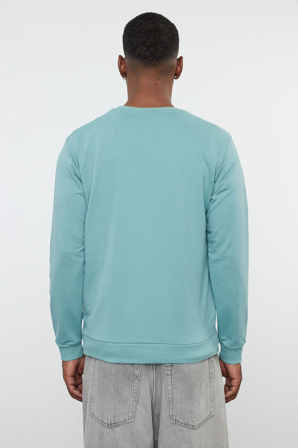 TRENDYOL MAN Haki Regular/Normal Kesim Uzun Kollu Sweatshirt TMNAW20SW0164 - Trendyolmilla фото 5