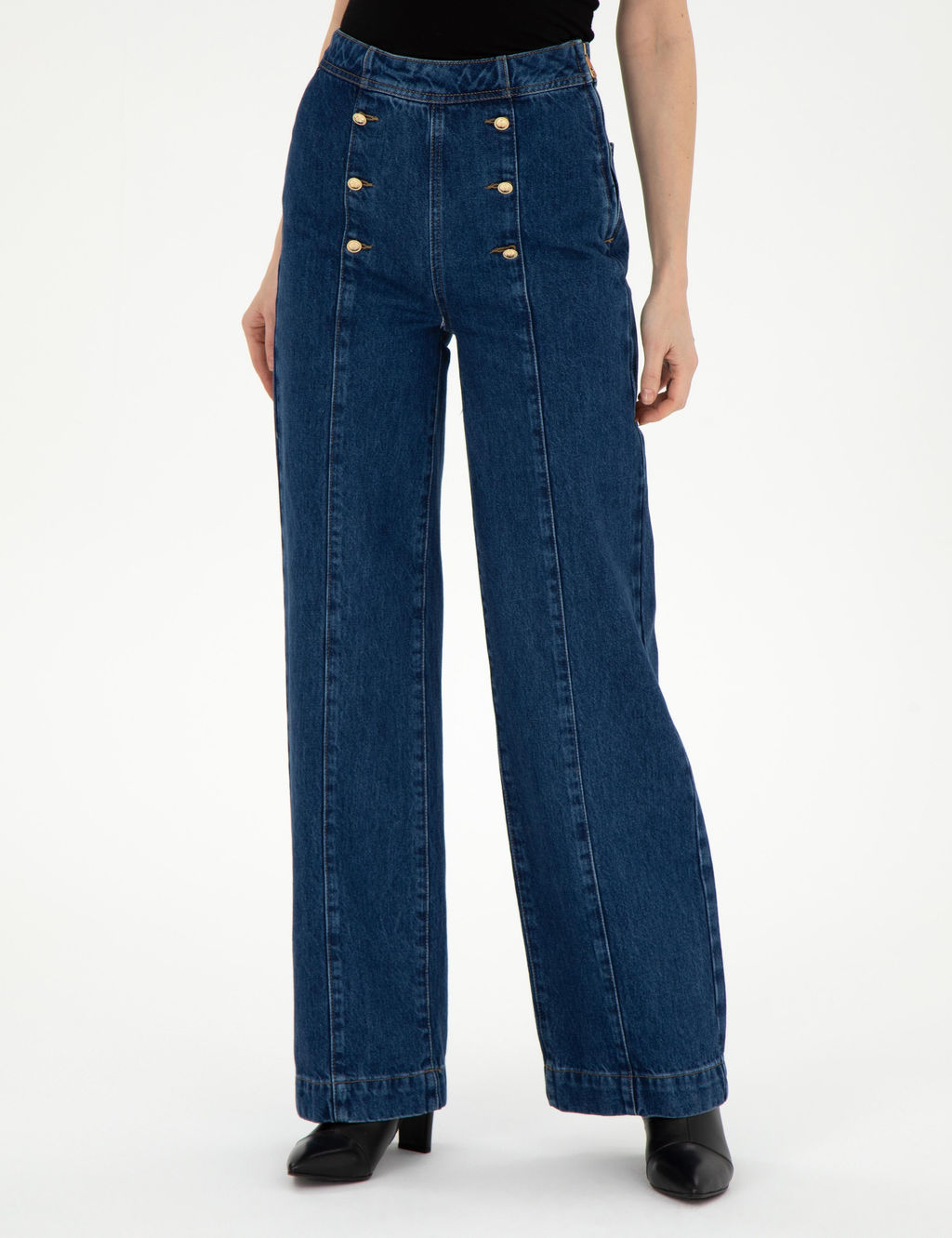 Koyu _ndigo Jean Pantolon