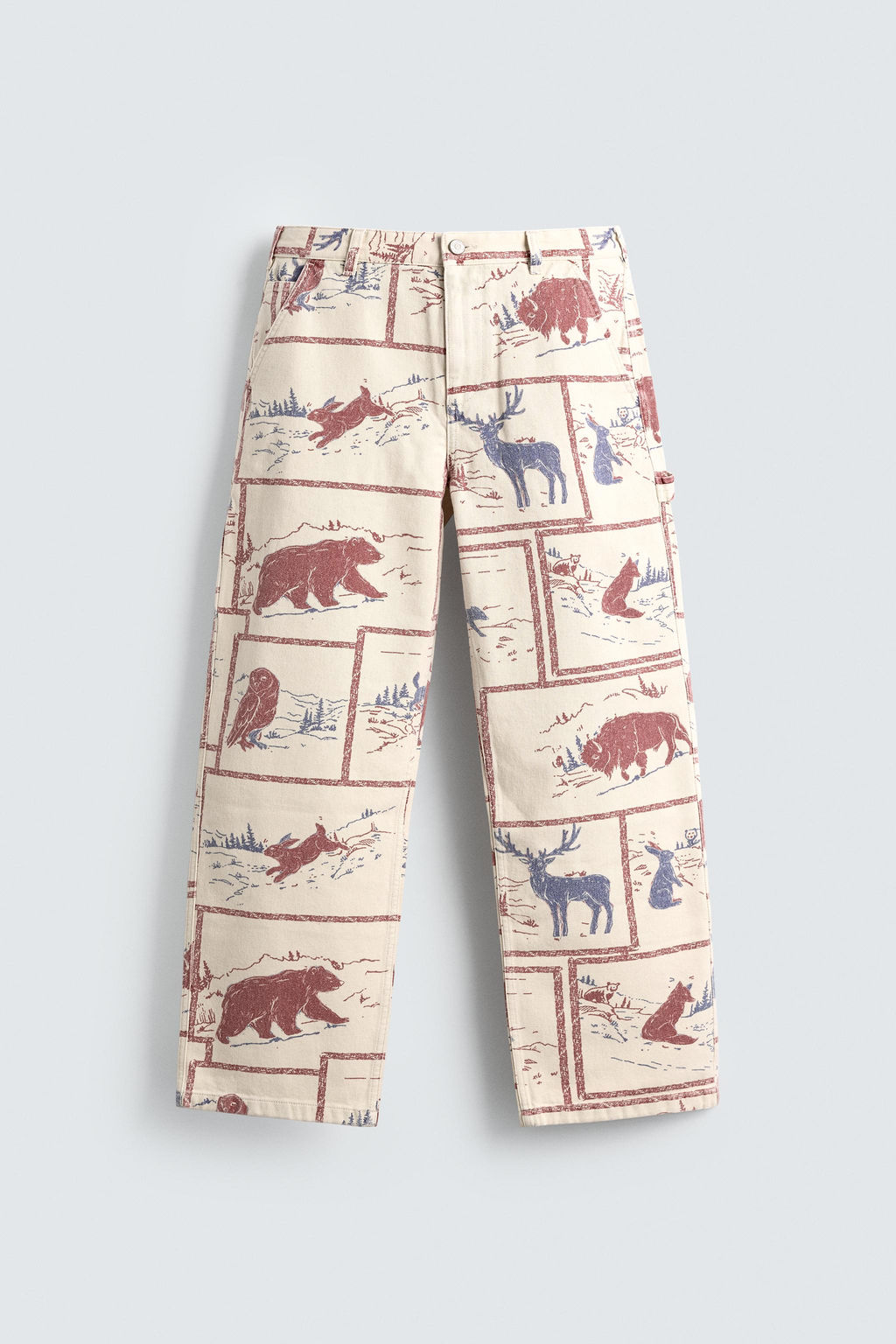 COMIC PRINT TROUSERS - Zara фото 7
