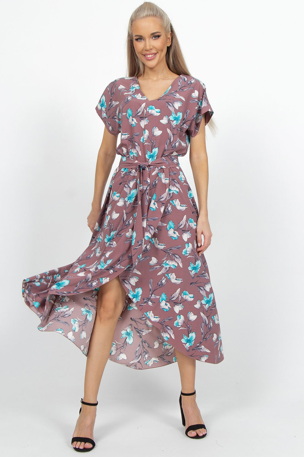 Платье Феерита (лиловый) - Эльза фото 10