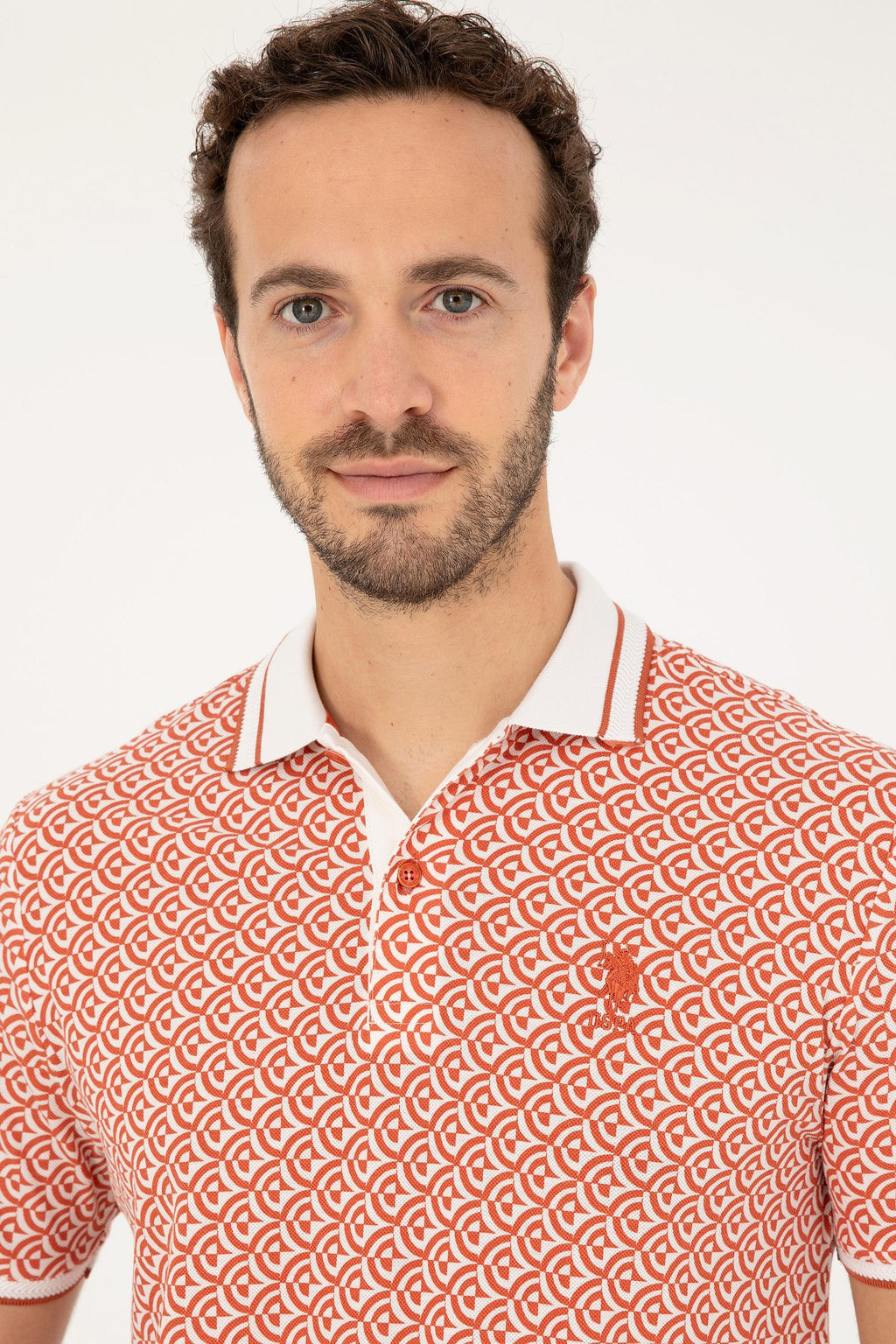 U. S. Polo Assn / Мужская футболка с пудрой - U.s. polo assn фото 2