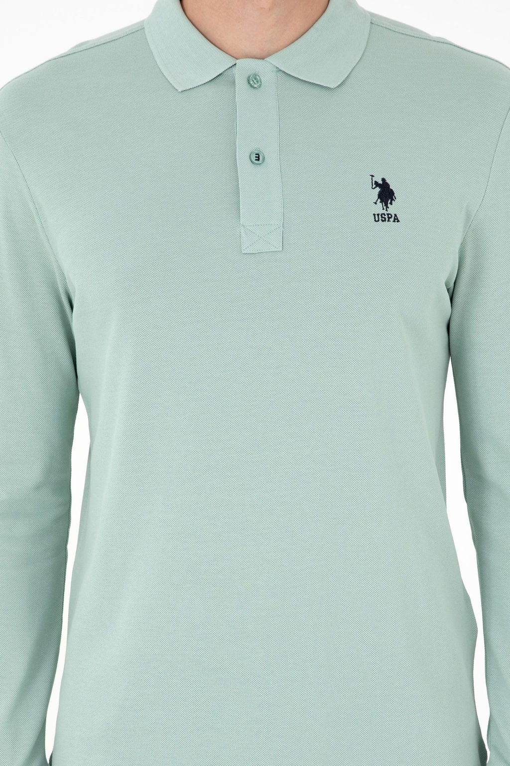 Мужская базовая толстовка зеленого цвета Неожиданная скидка в корзине - U.s. polo assn фото 6