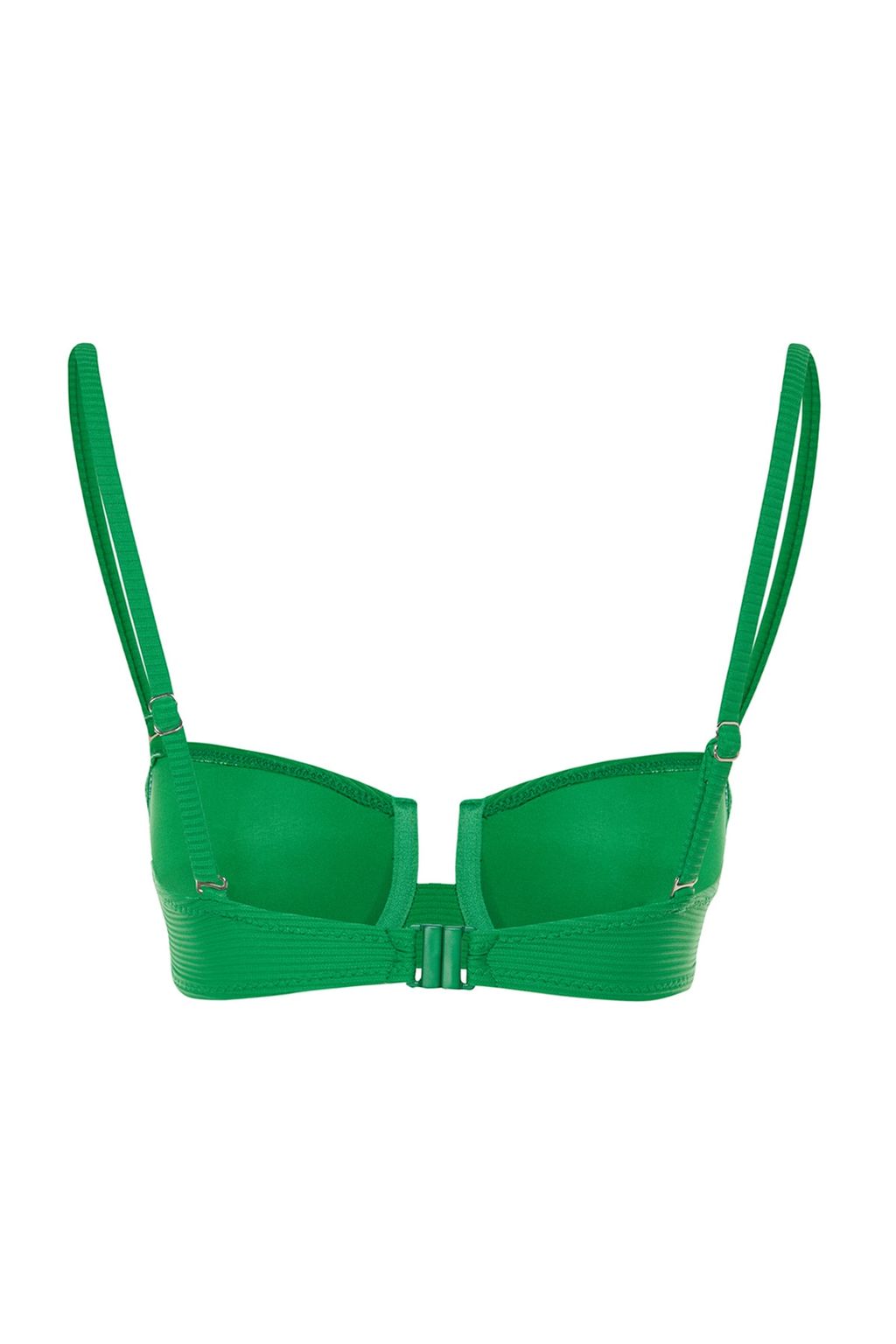Yesil Balenli Dokulu Bikini Ustu TBESS23BU00278