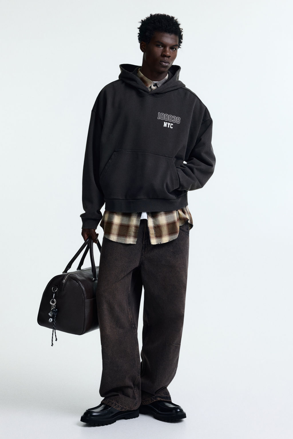 Sudadera con capucha y estampado Oversized Fit - H&m фото 10