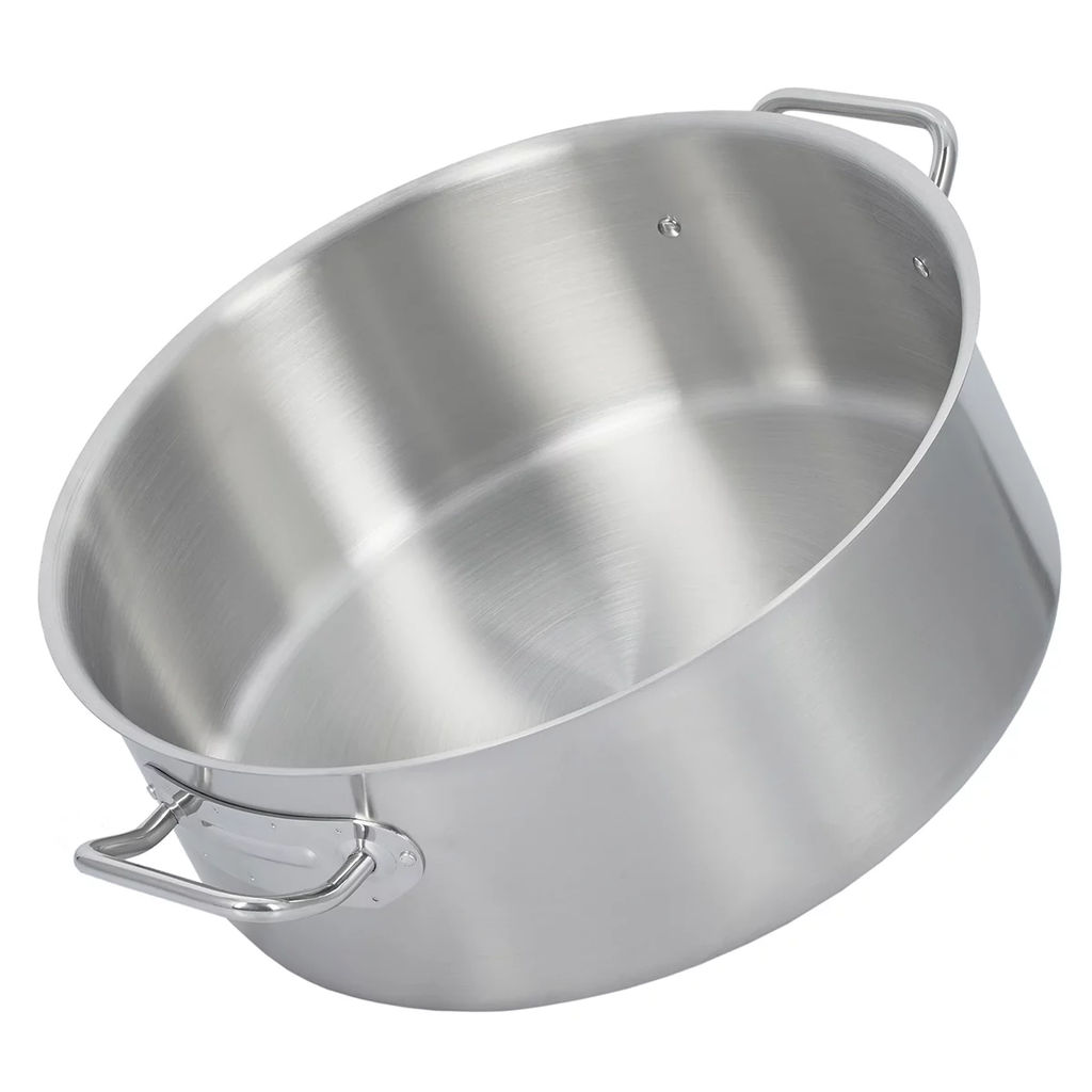 50721 GIPFEL Кастрюля HORECA PRO 18 л, 40х15,9см с индукционным дном. Материал: нерж.сталь 18/10.  фото 3