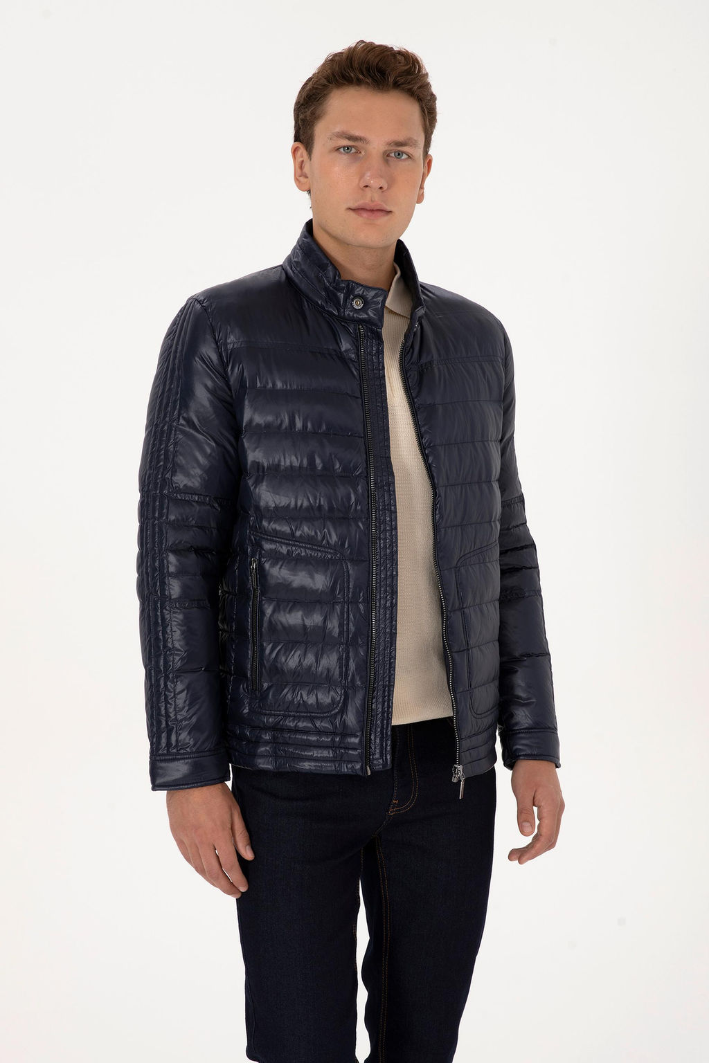 Erkek Lacivert Mont - U.s. polo assn фото 3