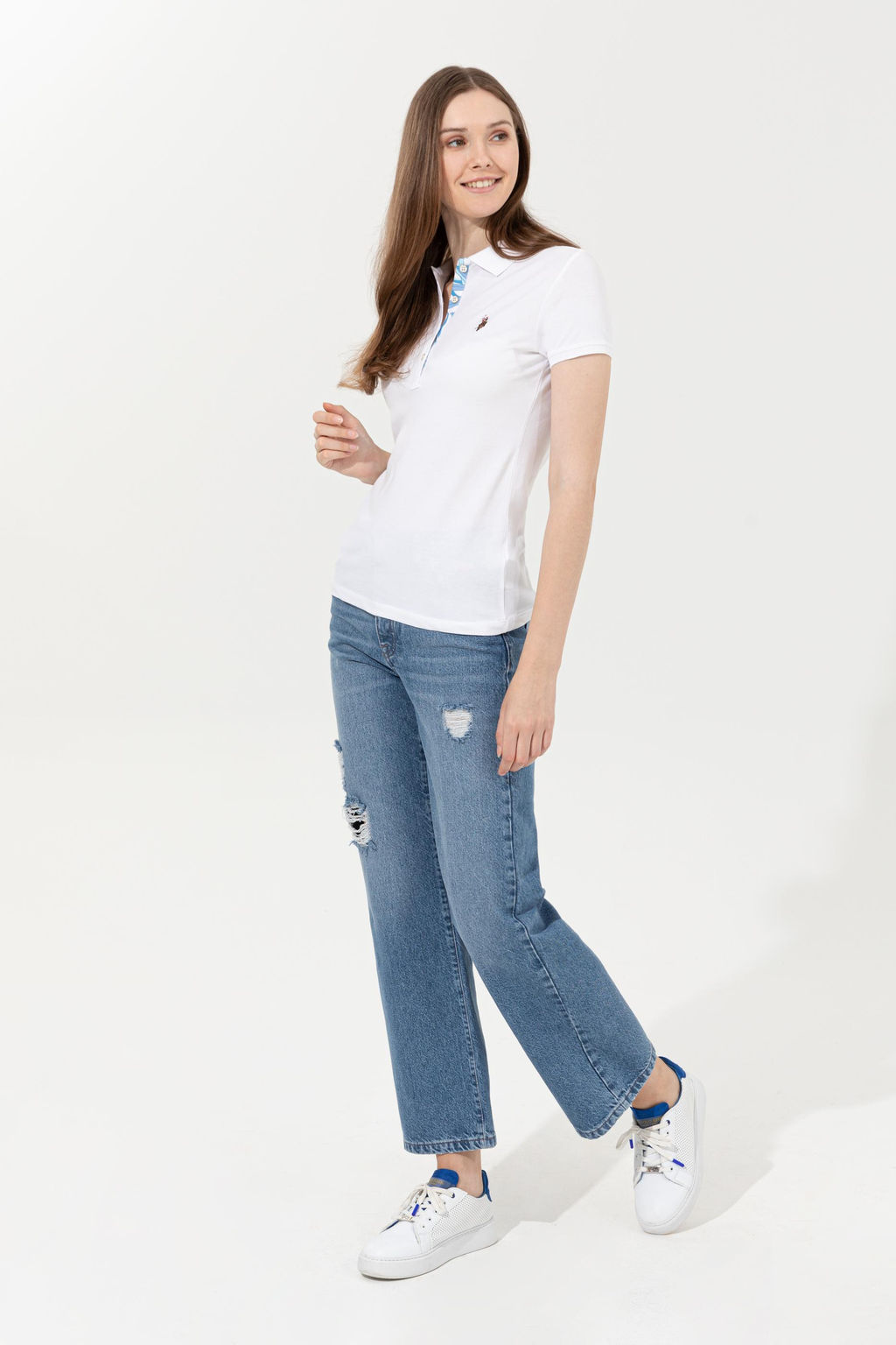 Женские зеленые джинсовые брюки Неожиданная скидка в корзине - U.s. polo assn фото 3