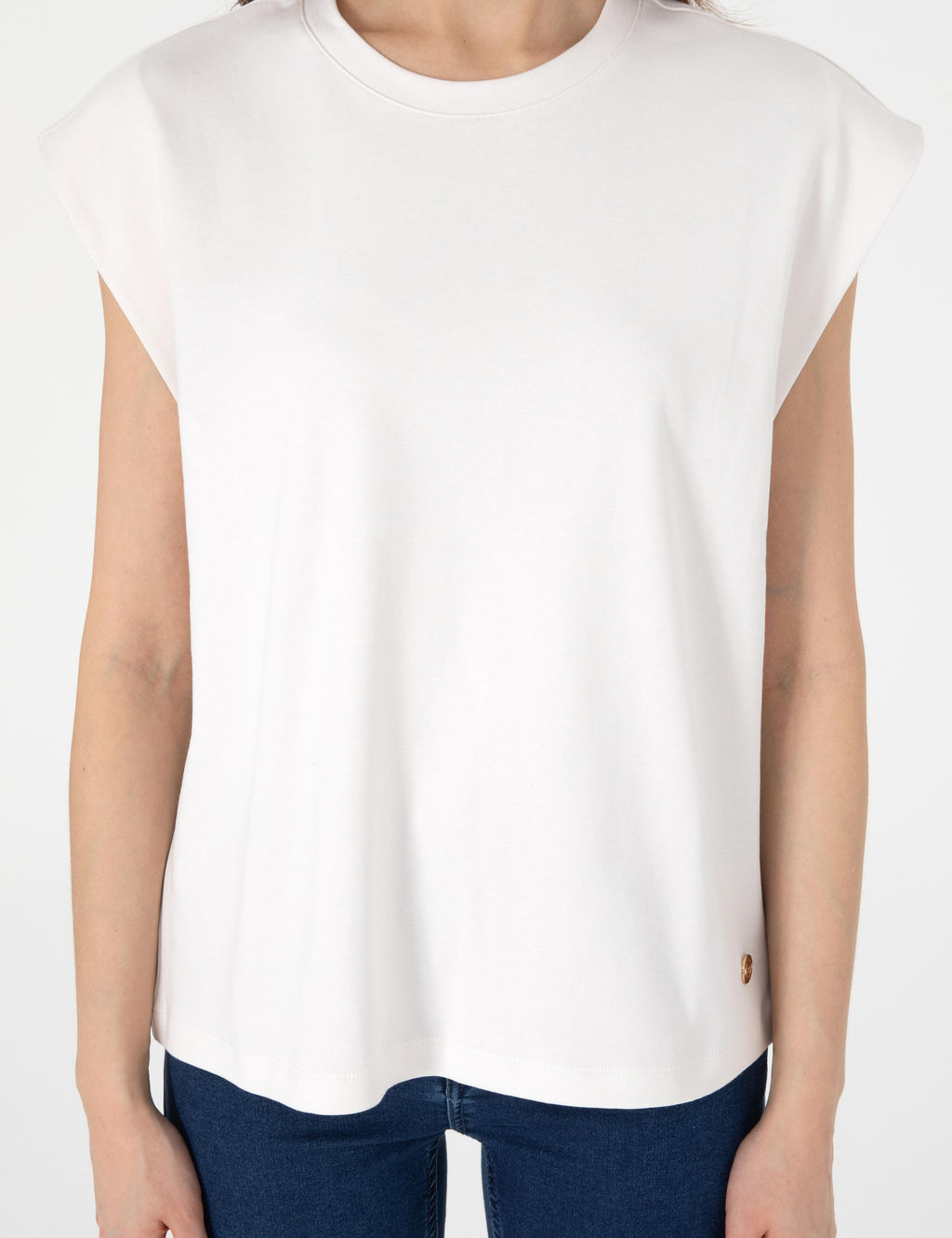 Beyaz Comfort Fit Ti__rt