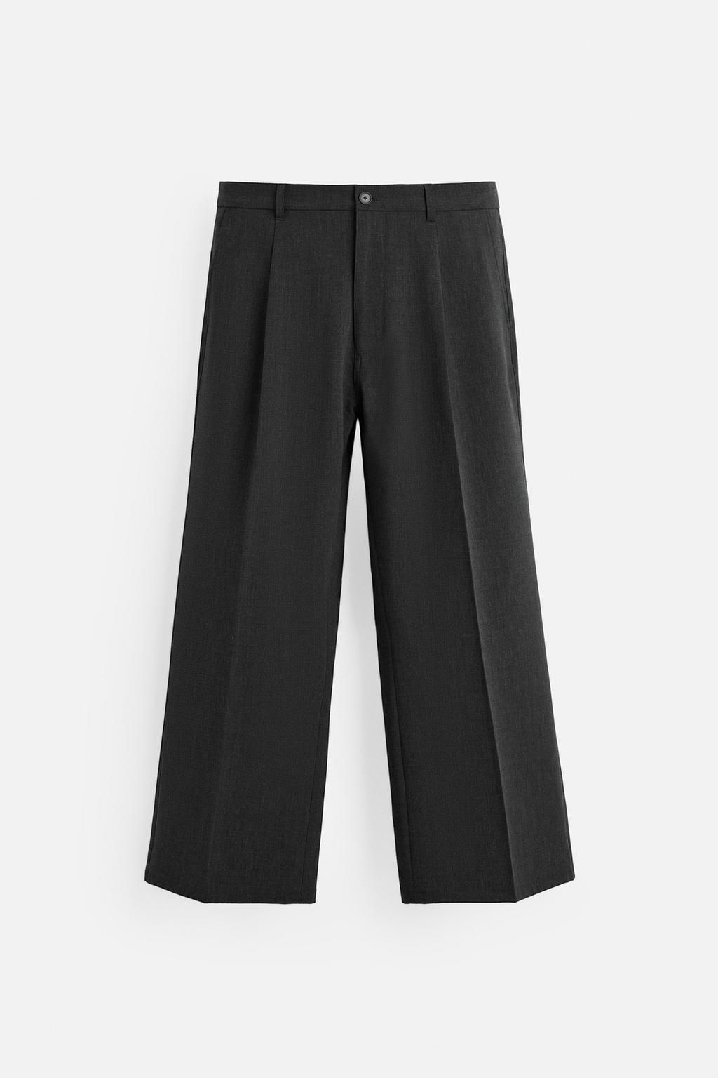 PLEATED SUIT TROUSERS - Zara фото 7