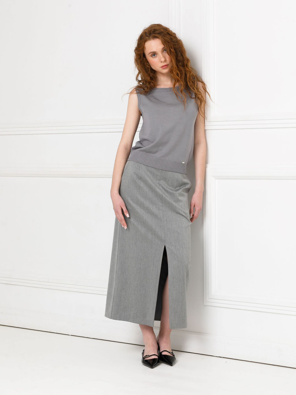 Блузка вязаная