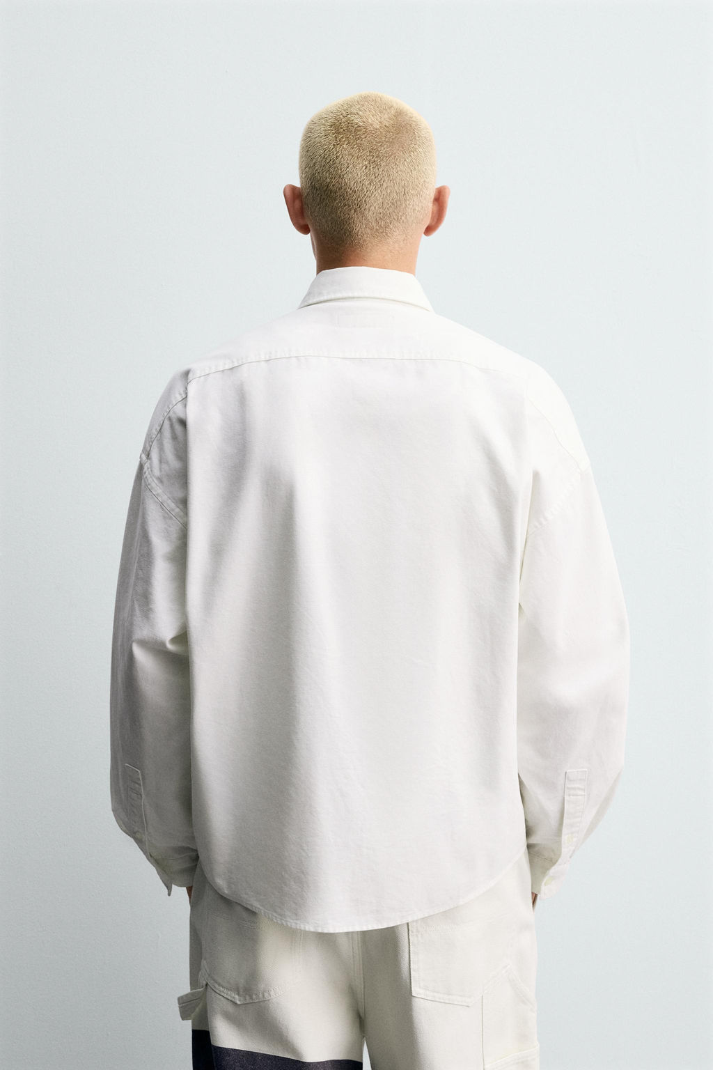 CHAMPION ® X ZARA OXFORD SHIRT WITH PATCHES  фото 11