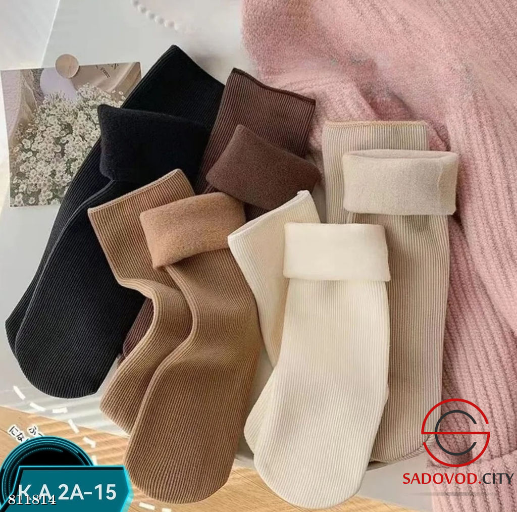 Женские термо носки с мехом 6 пар