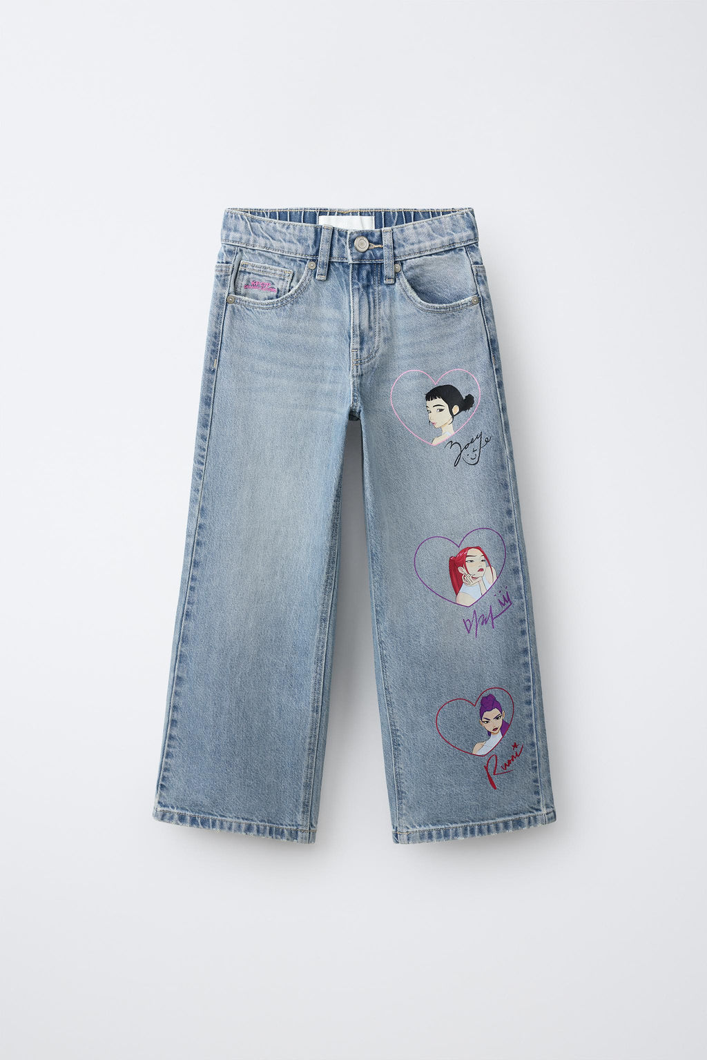 WIDE-LEG JEANS - Zara фото 9