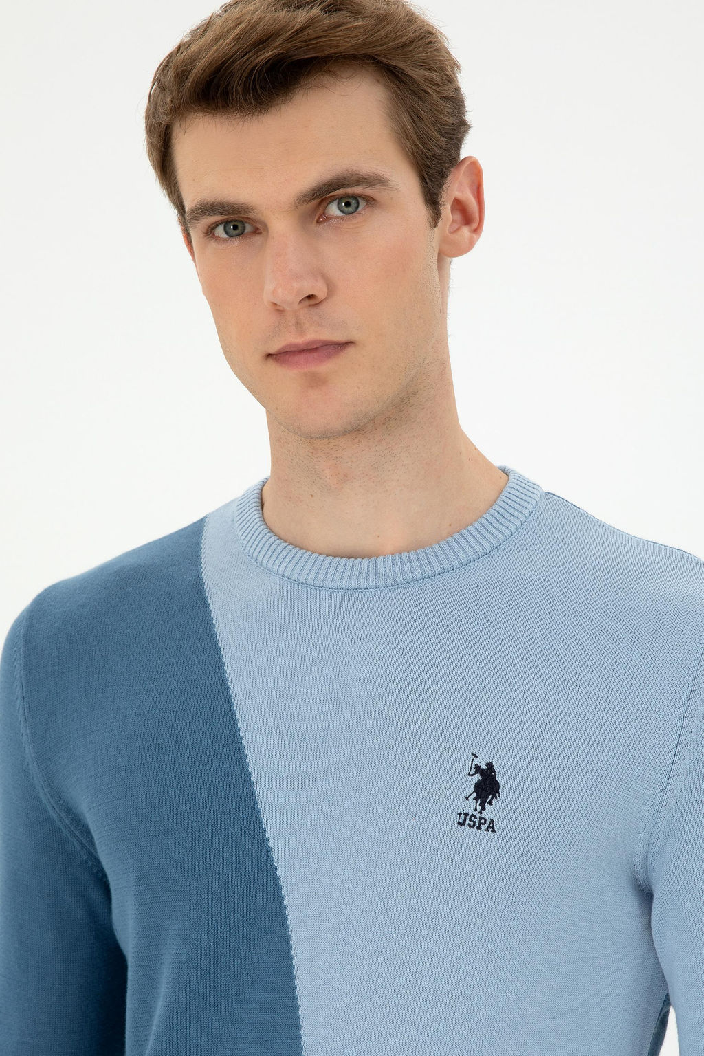 Мужской темно-синий свитер Неожиданная скидка в корзине - U.s. polo assn фото 2