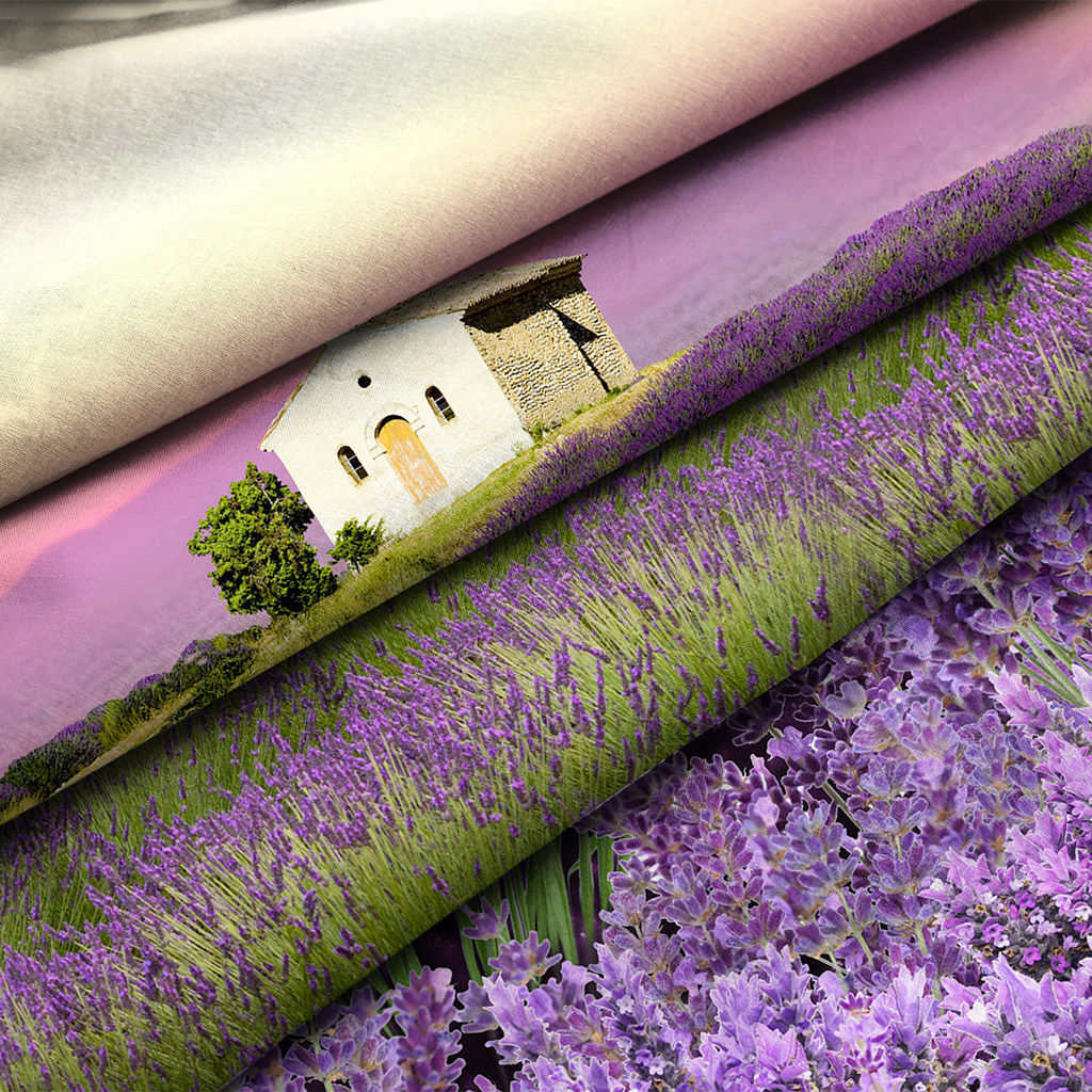 Покрывало стеганое Французские просторы 260х215см, спальное место 180см, бязь набивная Комфорт 121г/м2, хлопок 100%, многоигольная стежка, наполнитель синтепон 70гр, подкладка бязь отбеленная 121г/м2, Домашняя мода (Россия)  фото 6