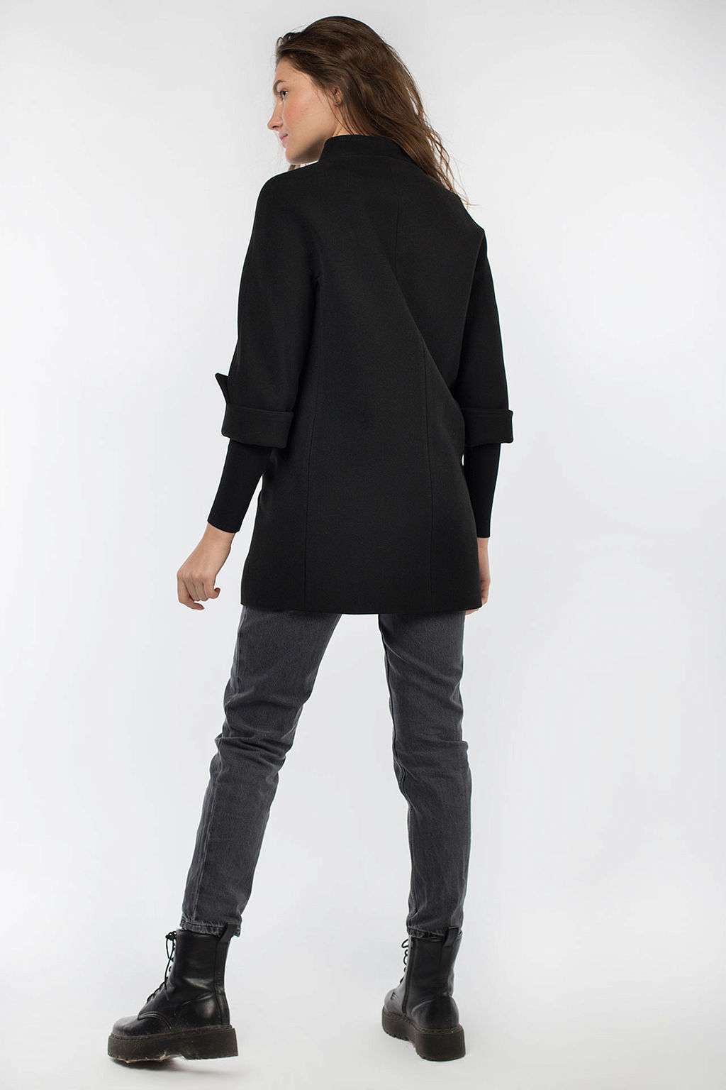 01-08678 Пальто женское демисезонное - El podio фото 4