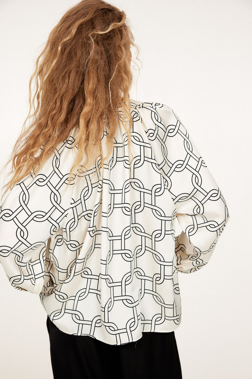 Blusa con mangas globo - H&m фото 4