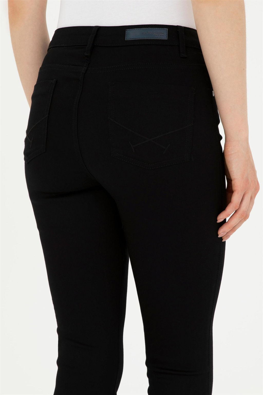 Женские черные брюки из плотной ткани Неожиданная скидка в корзине - U.s. polo assn фото 7