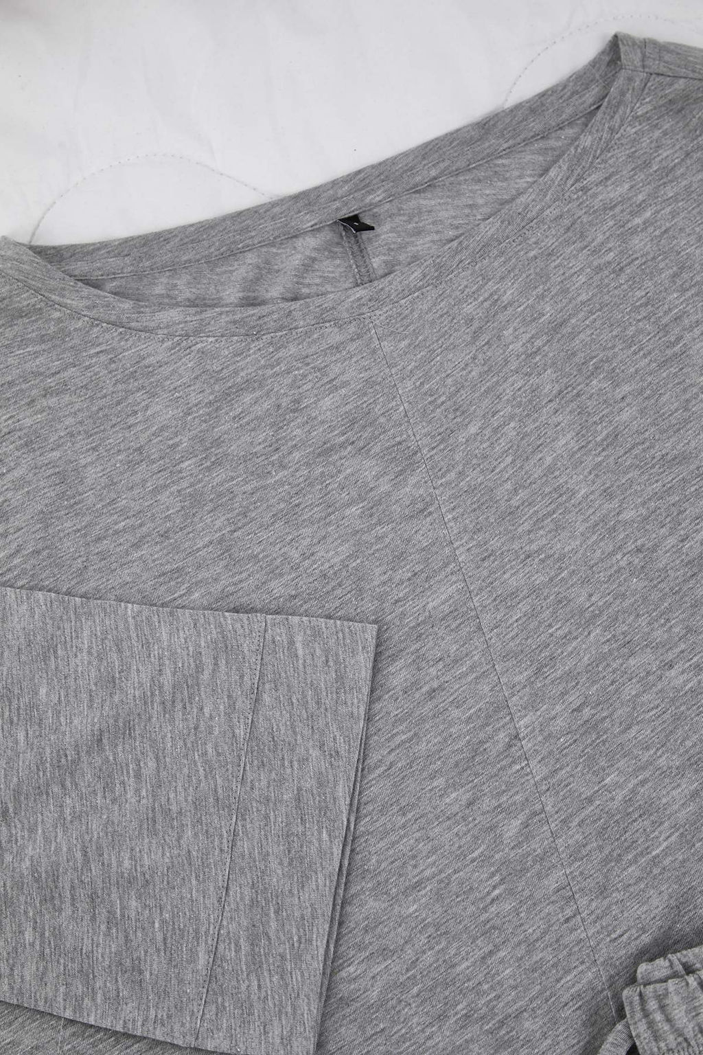 Gri Melanj Pamuklu Orme Pijama Tak?m? THMAW26PT00227 - Trendyolmilla фото 7