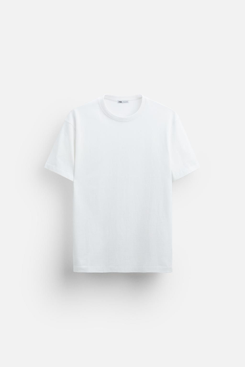 BASIC MEDIUM WEIGHT T-SHIRT - Zara фото 7