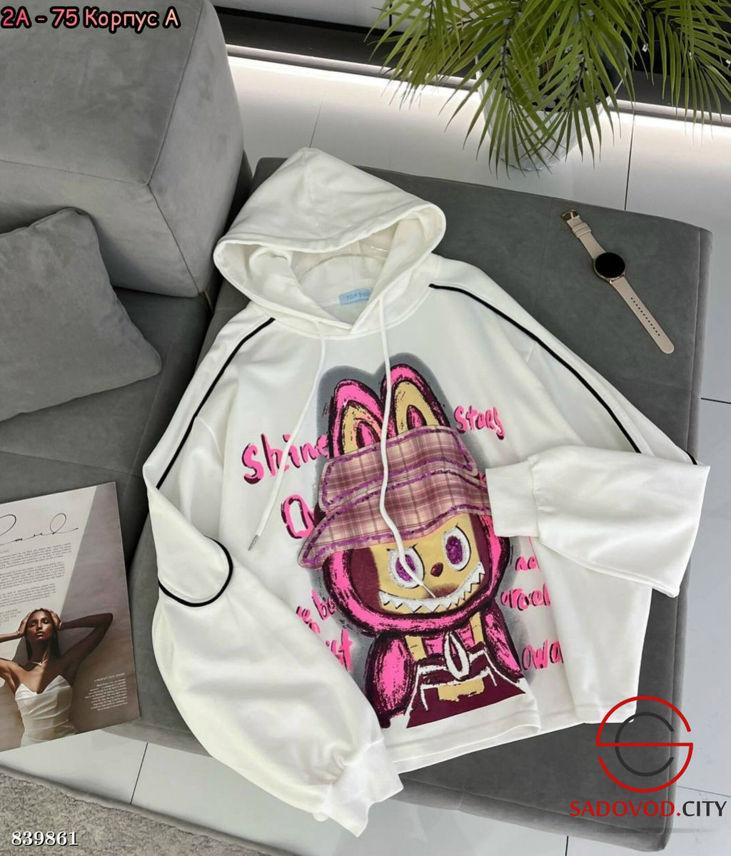 Толстовка женская с рисунком - Bruno фото 4