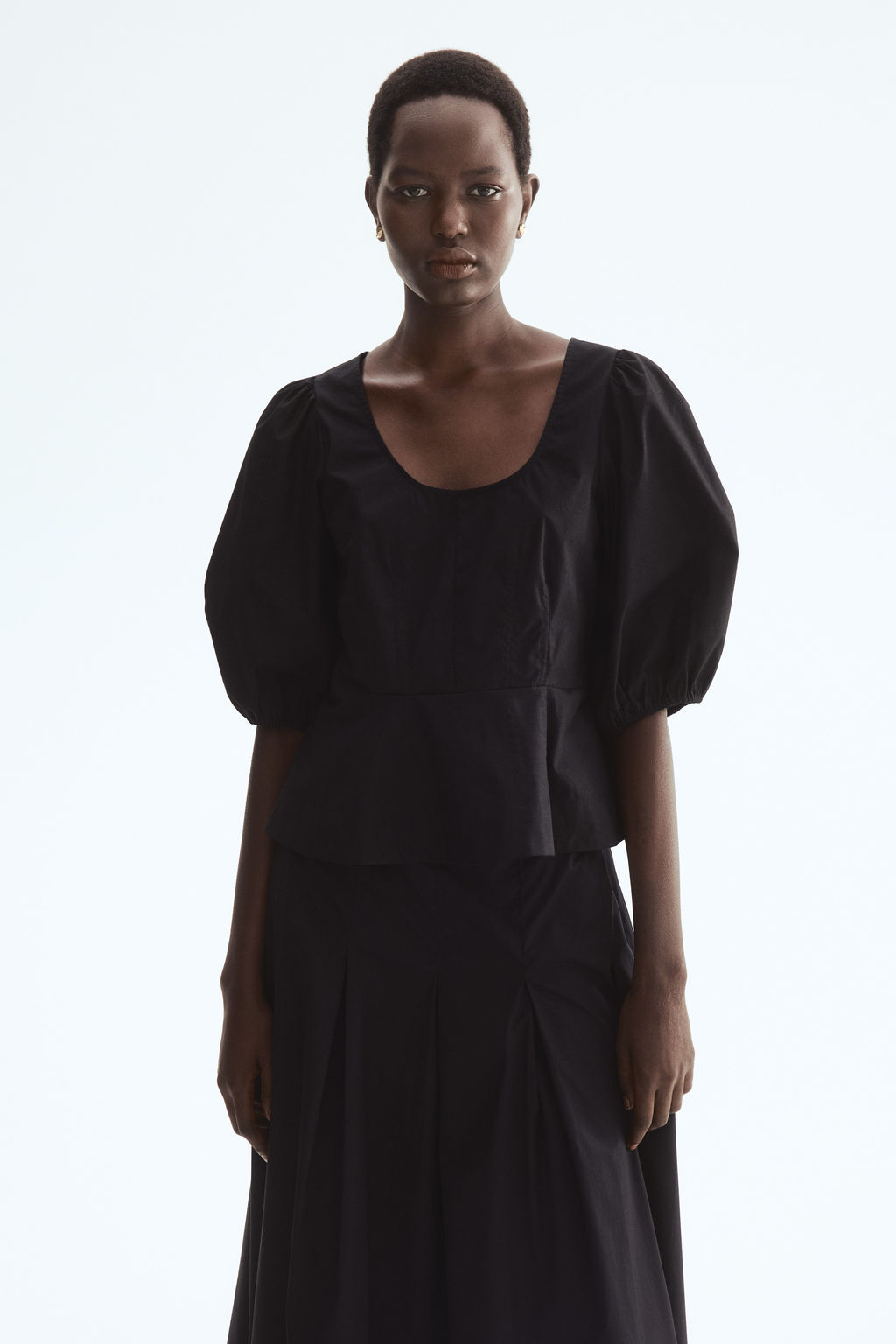 Blusa de algod?n con peplum - H&m фото 2