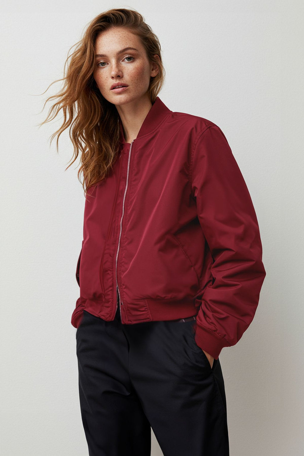 TRENDYOLMILLA Bej Oversize Buzgu Detayl? Su Itici Bomber Ceket Mont TWOSS22MO0099
