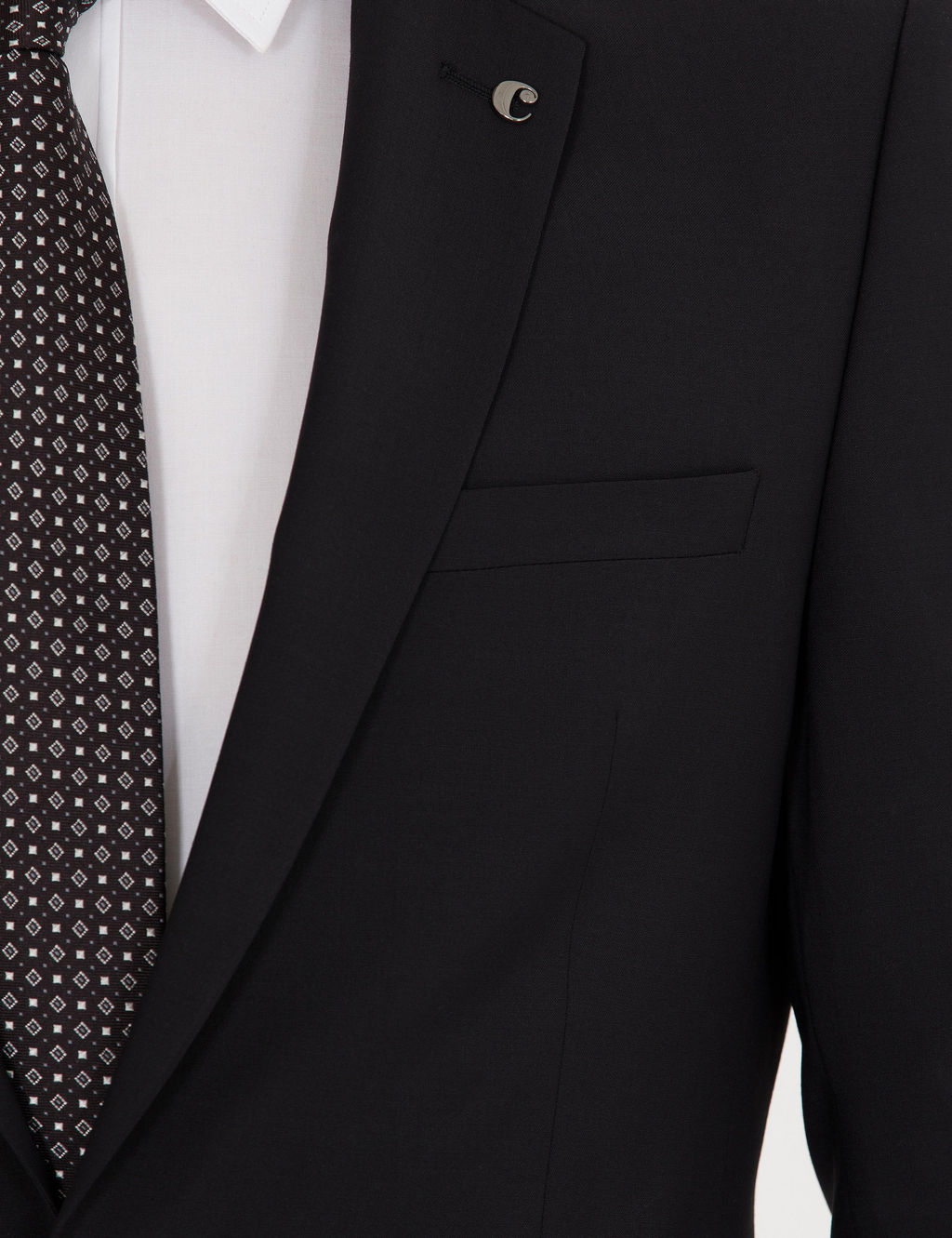 Черный костюм узкого кроя - Cacharel фото 13