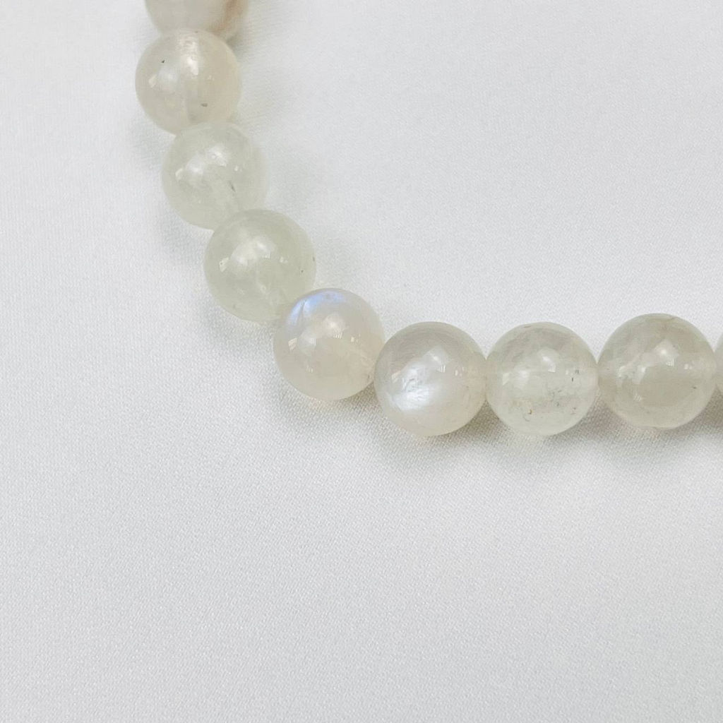 Браслет из Лунного камня и Лепидолита 18 см