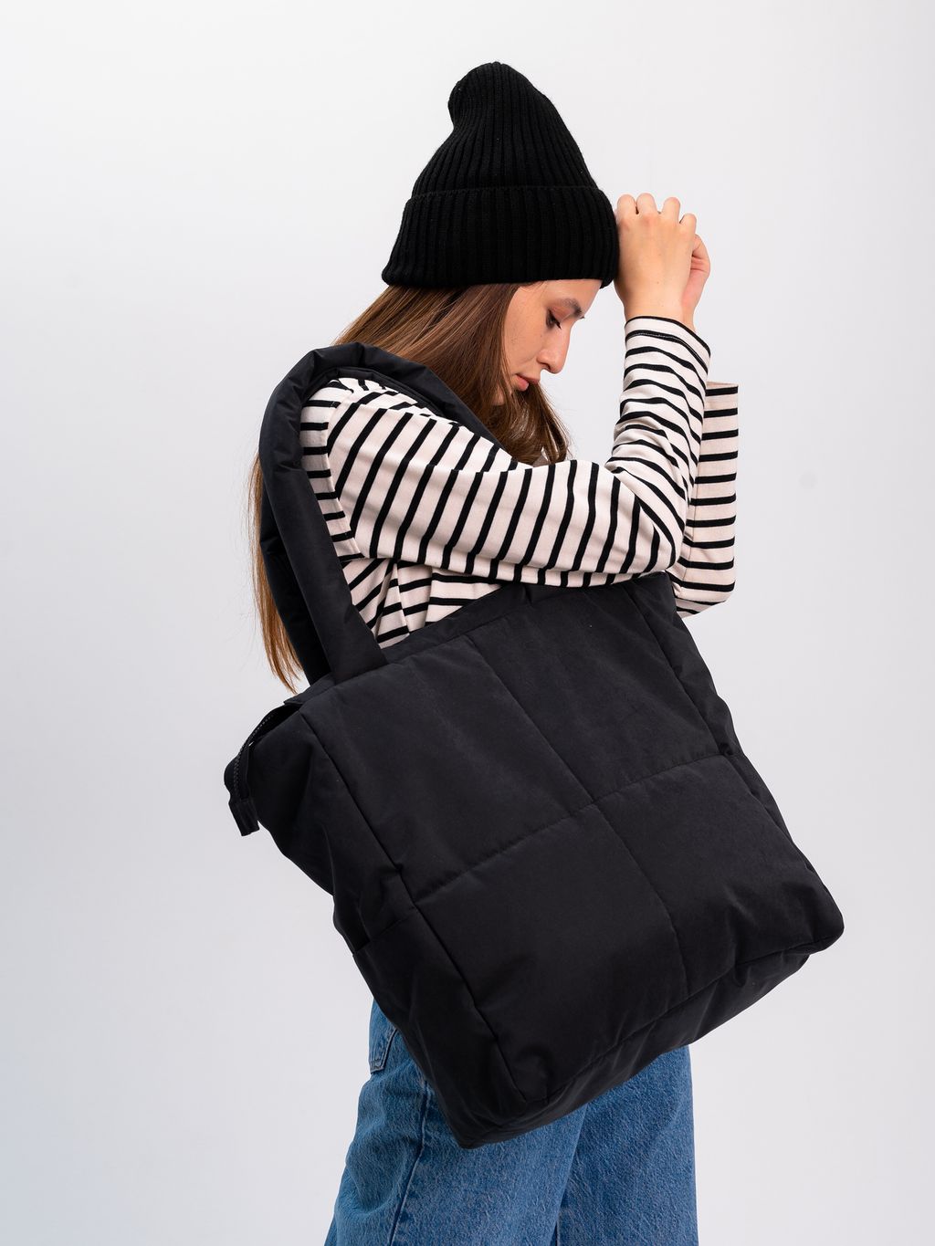 Сумка-шоппер Зима бежевый - Yollochka фото 22