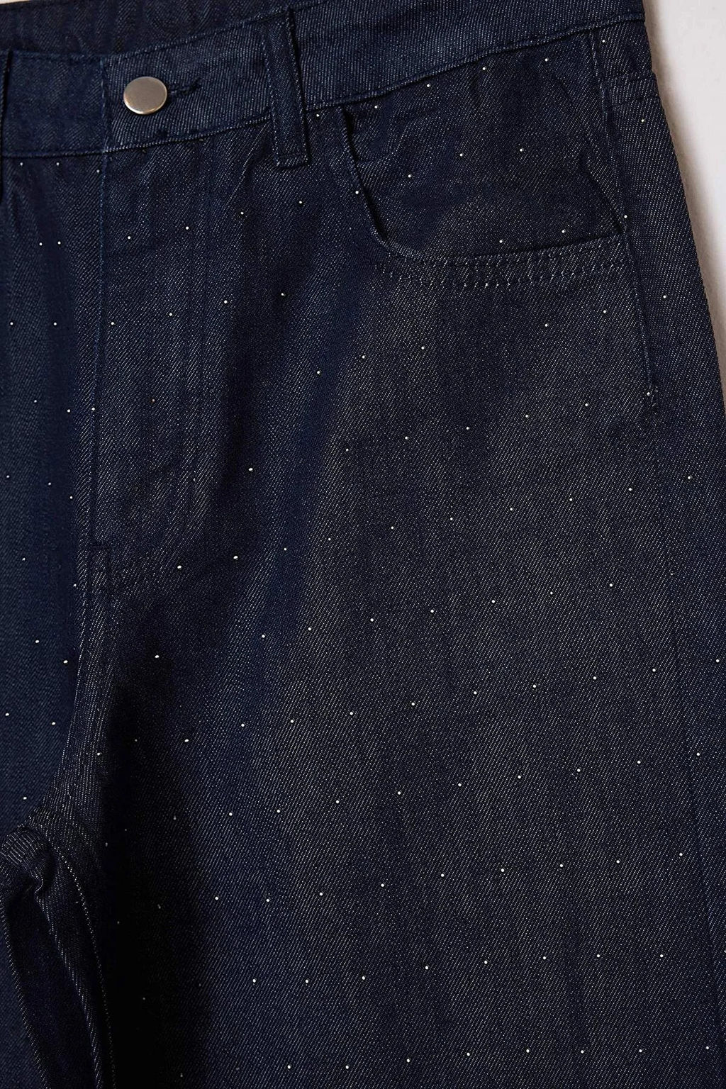 Koyu Mavi Tasl? Yuksek Bel Wide Leg Jeans TWOSS26JE00072 - Trendyolmilla фото 7