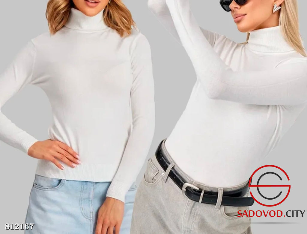 Водолазка женская однотонная - Bruno фото 4