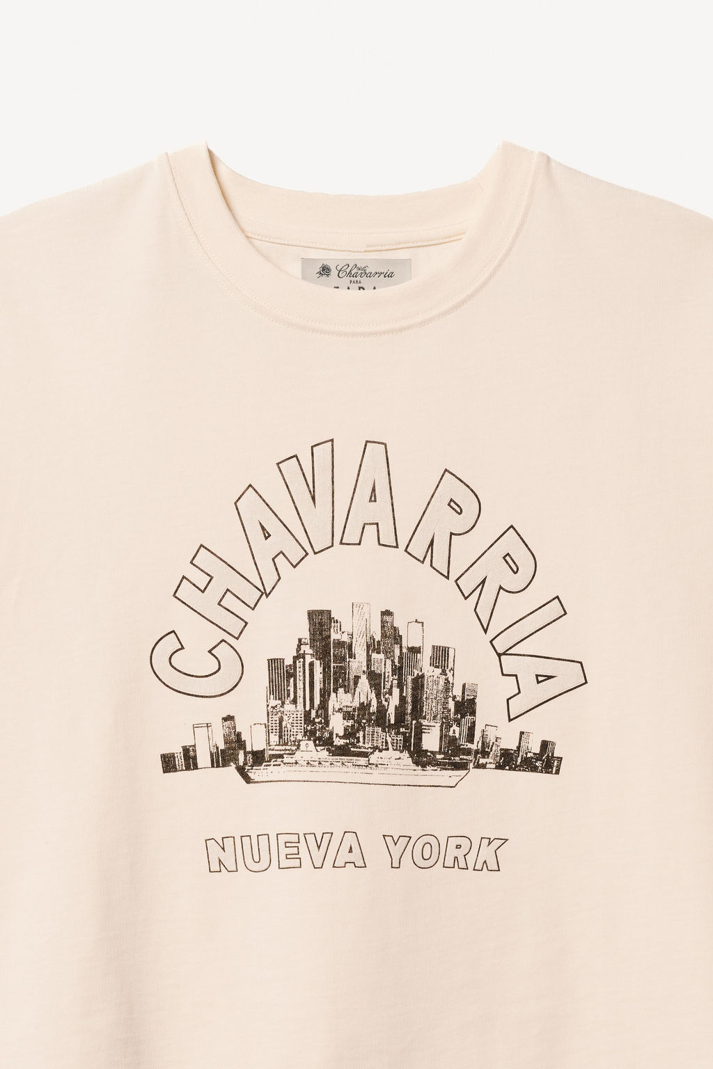 CAMISETA MANGA CORTA WILLY CHAVARRIA X ZARA / Blanco roto  фото 6