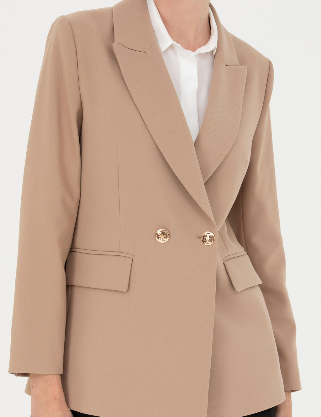 Bej Slim Fit Ceket - Pierre cardin фото 6