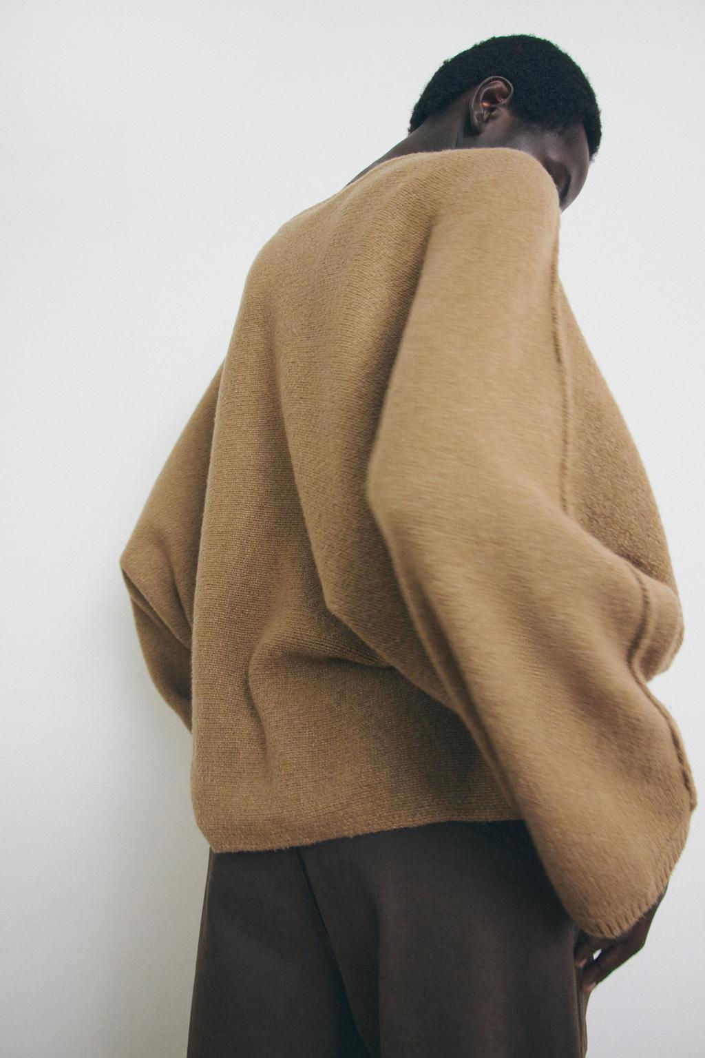 GOLD APPLIQUE KNIT SWEATER - Zara фото 3