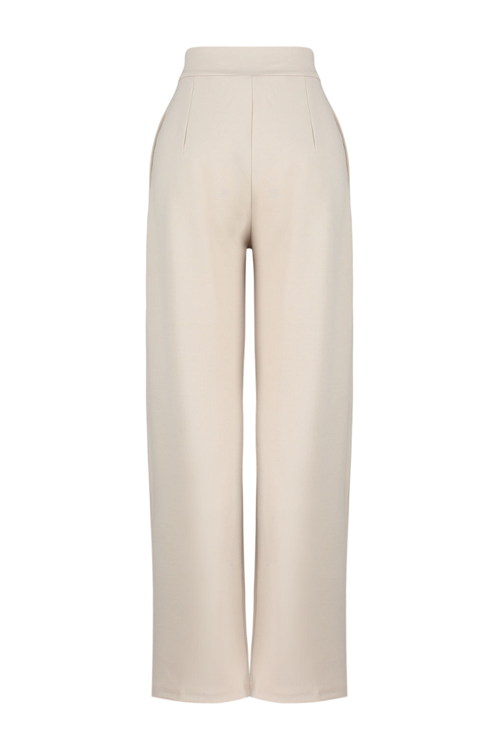 TRENDYOLMILLA Siyah C?rt C?rt Kapamal? Yuksek Bel Pileli Wide Leg/Genis Kesim Orme Pantolon TWOAW24PL00177 фото 13