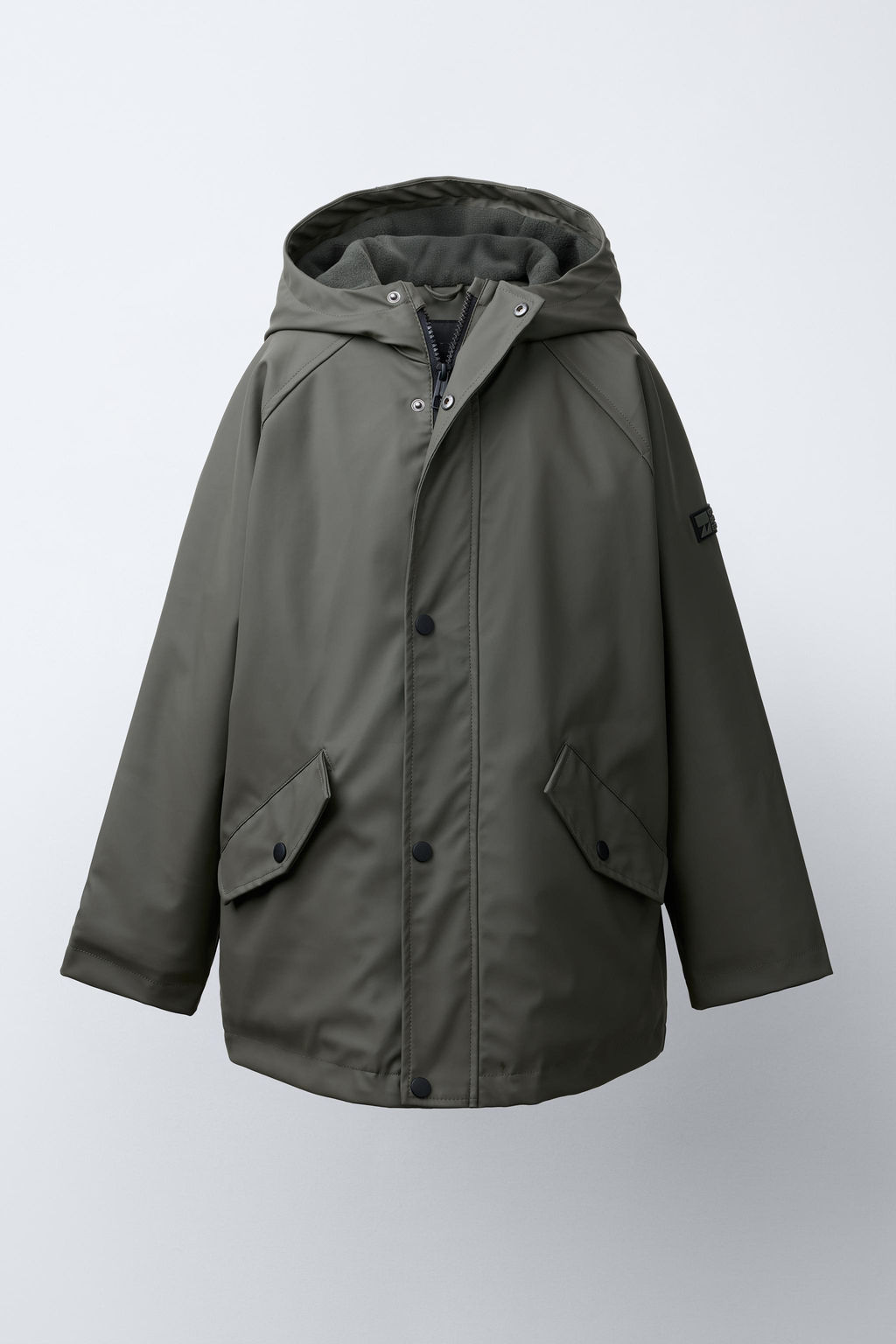 WATER-REPELLENT RUBBERISED PARKA