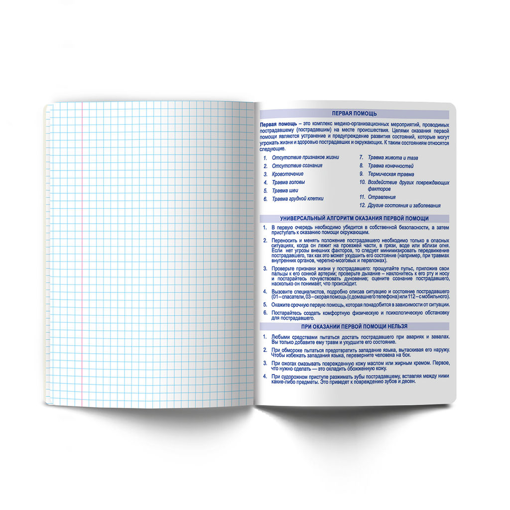 Светоч Т139 Тетрадь со справочным материалом Безупречный стиль, A5 48 л. на скобе 60 г/кв.м , белизна 90 % 10 шт. , клетка 01297 Безупречный стиль Основы безопасности и защиты Родины фото 5