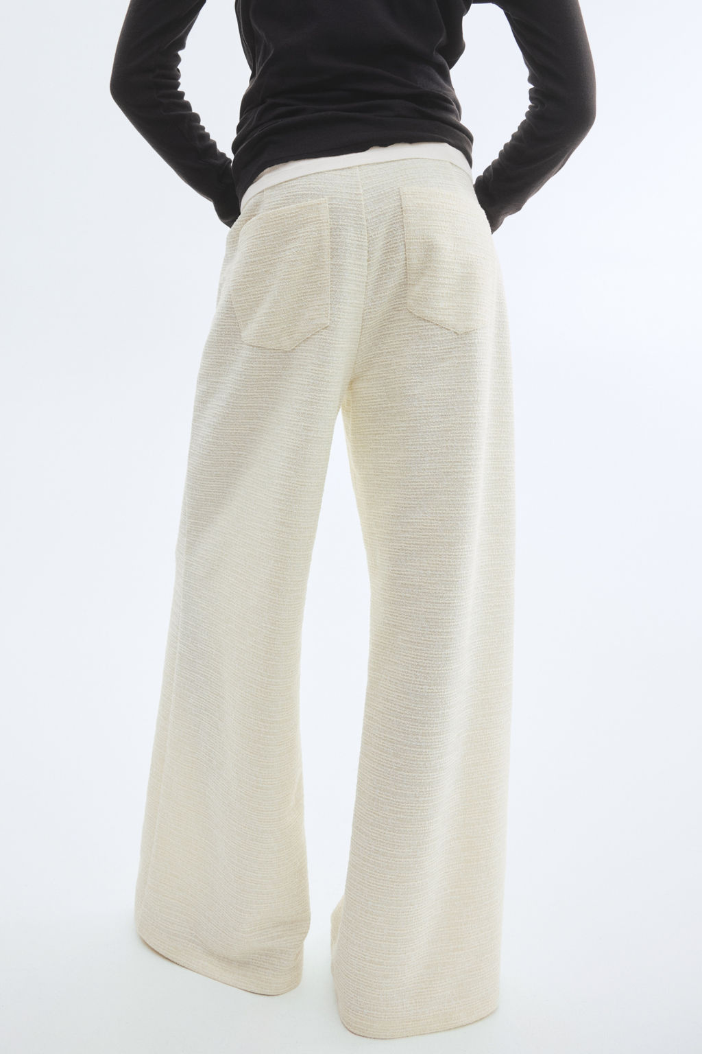 Pantal?n amplio en boucl? - H&m фото 5