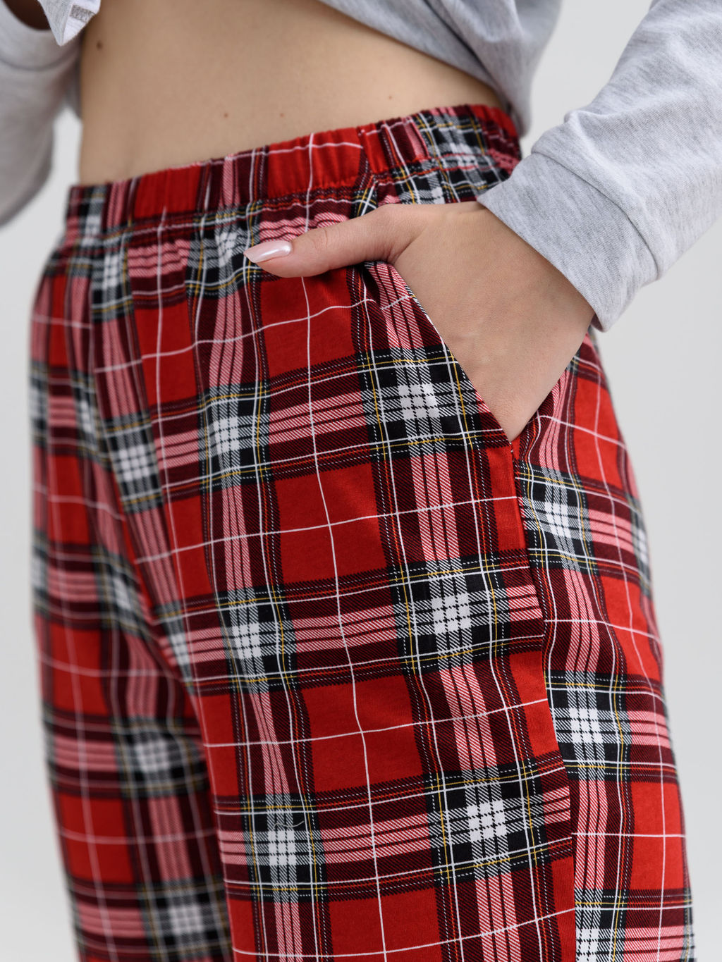 Пижама женская Новогодняя меланжевый 2274 (10)